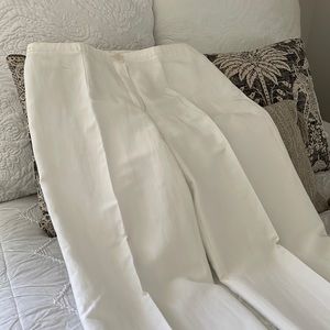 Basler White Linen slacks